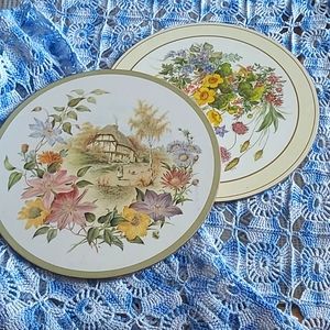 Set of two Pimpernel Cork Placemats